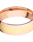 14K Rose Gold + Polish Finish