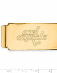 10k Gold NHL LogoArt Washington Capitals Money Clip