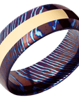 Titanium Damascus + Polish Finish