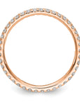 14K Rose Gold Lab Grown Diamond VS/SI GH, Eternity Band
