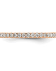 14K Rose Gold Lab Grown Diamond VS/SI GH, Eternity Band
