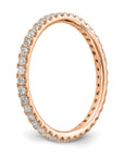 14K Rose Gold Lab Grown Diamond VS/SI GH, Eternity Band