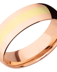 14K Rose Gold + Polish Finish