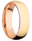 14K Rose Gold + Polish Finish