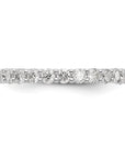14K White Gold Lab Grown Diamond VS/SI GH, Shared Prong Eternity Ban