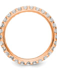 14K Rose Gold Lab Grown Diamond VS/SI GH, Eternity Band