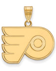 14k Gold NHL LogoArt Philadelphia Flyers Medium Pendant