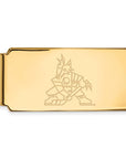 10k Gold NHL LogoArt Arizona Coyotes Money Clip