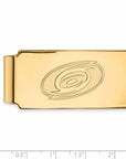 10k Gold NHL LogoArt Carolina Hurricanes Money Clip