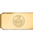 10k Gold NHL LogoArt Edmonton Oilers Money Clip