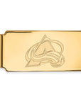 10k Gold NHL LogoArt Colorado Avalanche Money Clip