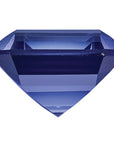 Created Blue Sapphire 9x7mm Emerald Cut