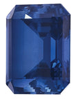 Created Blue Sapphire 9x7mm Emerald Cut