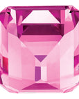 Created Pink Sapphire 9x7mm Emerald Cut