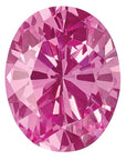 Created Pink Sapphire 8x6mm Oval