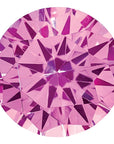 Created Pink Sapphire 6.5mm Round