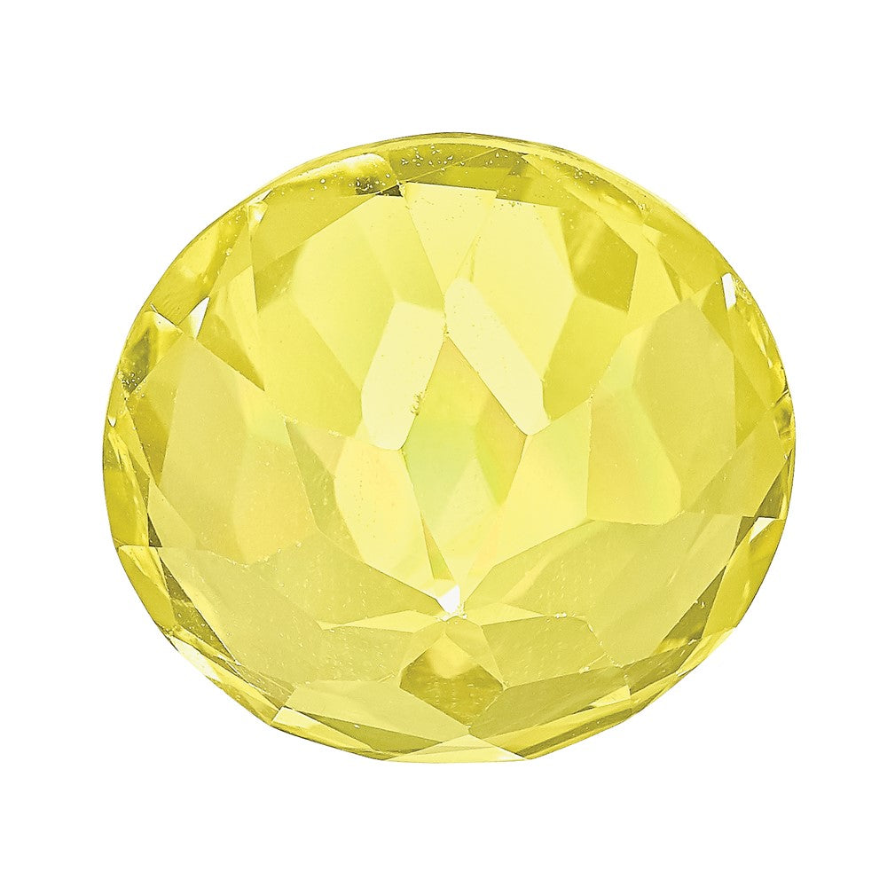 Created Yellow Sapphire 6mm Round