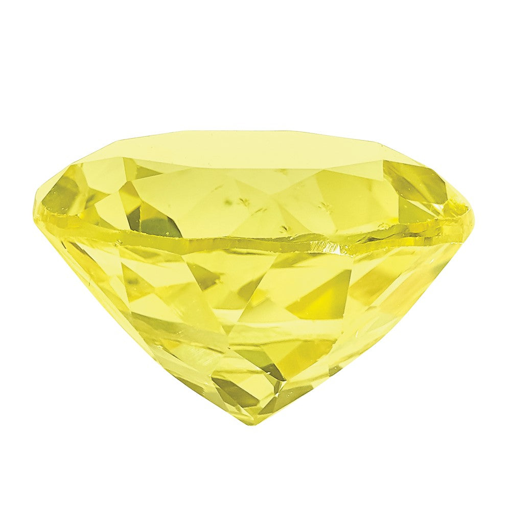 Created Yellow Sapphire 6mm Round