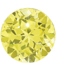 Created Yellow Sapphire 6mm Round