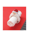 Santa Set of Four Ceramic Napkin Holders