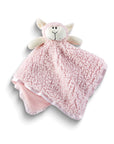 Pink Cuddle Buds Plush Lamb Blanket