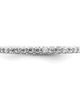 14K White Gold Polished Lab Grown Diamond VS/SI GH, Band