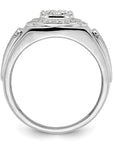 14K White Gold Lab Grown Diamond VS/SI GH, Men's Ring