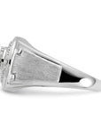 14K White Gold Lab Grown Diamond VS/SI GH, Men's Ring