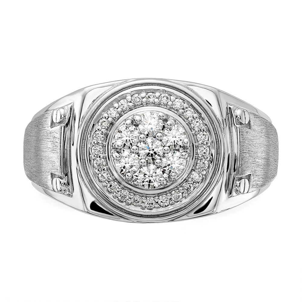 14K White Gold Lab Grown Diamond VS/SI GH, Men&#39;s Ring