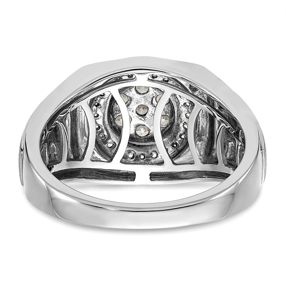 14K White Gold Lab Grown Diamond VS/SI GH, Men&#39;s Ring