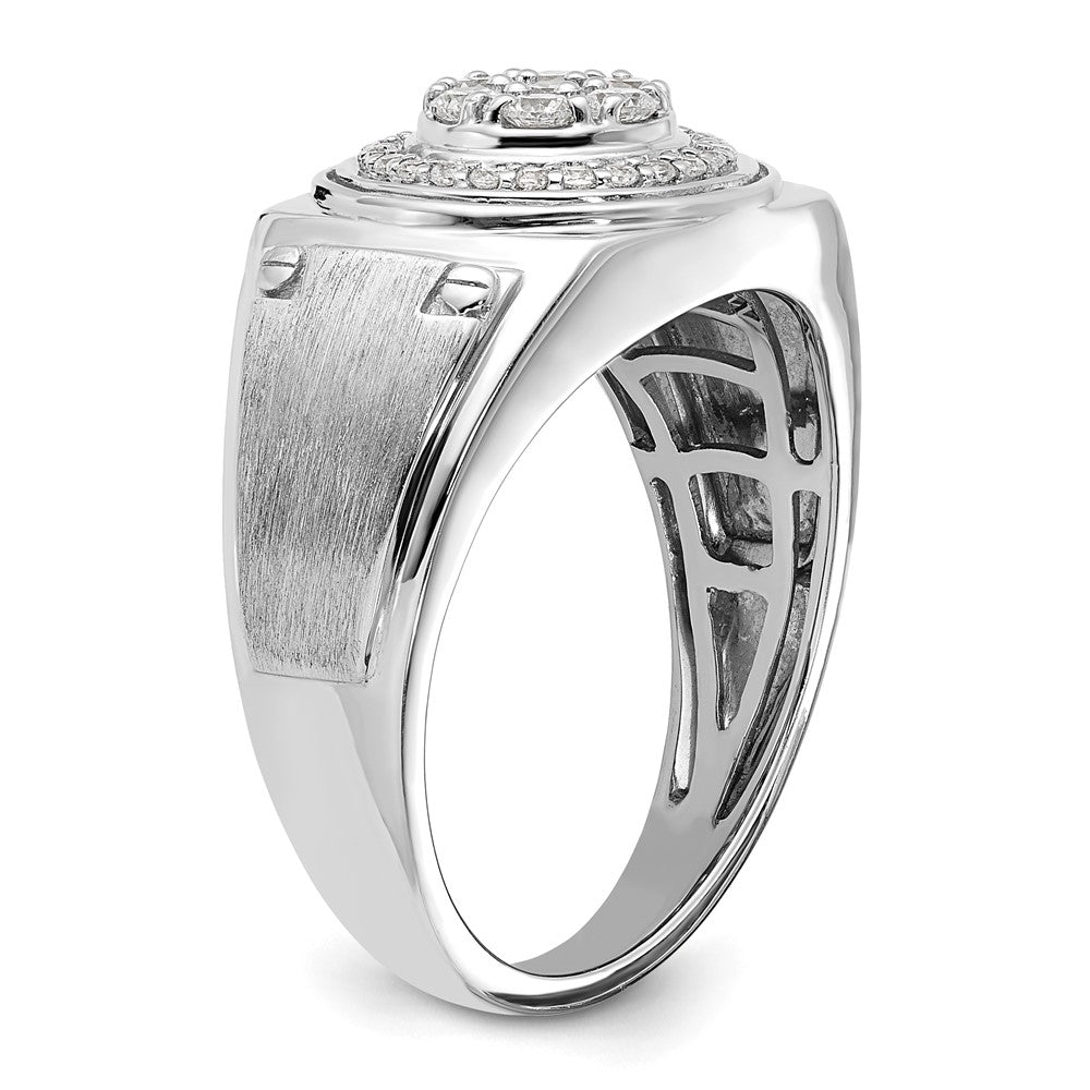 14K White Gold Lab Grown Diamond VS/SI GH, Men&#39;s Ring