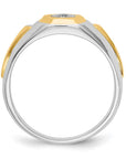 14K Two-Tone Lab Grown Diamond VS/SI GH, Men's Ring