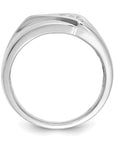 14K White Gold Lab Grown Diamond VS/SI GH, Men's Ring