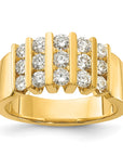 14K Lab Grown Diamond 1ctw Band