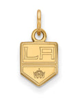 14k Gold NHL LogoArt Los Angeles Kings Extra Small Pendant