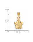 10k Gold NHL LogoArt Toronto Maple Leafs Small Pendant