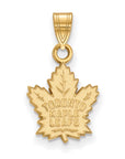 10k Gold NHL LogoArt Toronto Maple Leafs Small Pendant