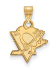 10k Gold NHL LogoArt Pittsburgh Penguins Small Pendant