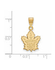 10k Gold NHL LogoArt Toronto Maple Leafs Medium Pendant