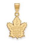 10k Gold NHL LogoArt Toronto Maple Leafs Medium Pendant