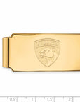 14k Gold NHL LogoArt Florida Panthers Money Clip