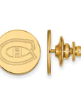 14k Gold NHL LogoArt Montreal Canadiens Lapel Pin