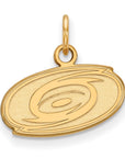 14k Gold NHL LogoArt Carolina Hurricanes Extra Small Pendant