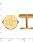 14k Gold NHL LogoArt Dallas Stars Cuff Links