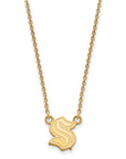 14k Gold NHL LogoArt Seattle Kraken Small Pendant Necklace