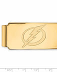 14k Gold NHL LogoArt Tampa Bay Lightning Money Clip