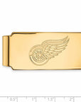 14k Gold NHL LogoArt Detroit Red Wings Money Clip