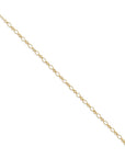 14k Fancy Link 9in with 1in ext Anklet