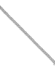 14K White Gold Lab Grown Diamond VS/SI GH, Fancy Bracelet