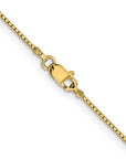 14K 16 inch .95mm Box with Lobster Clasp Chain